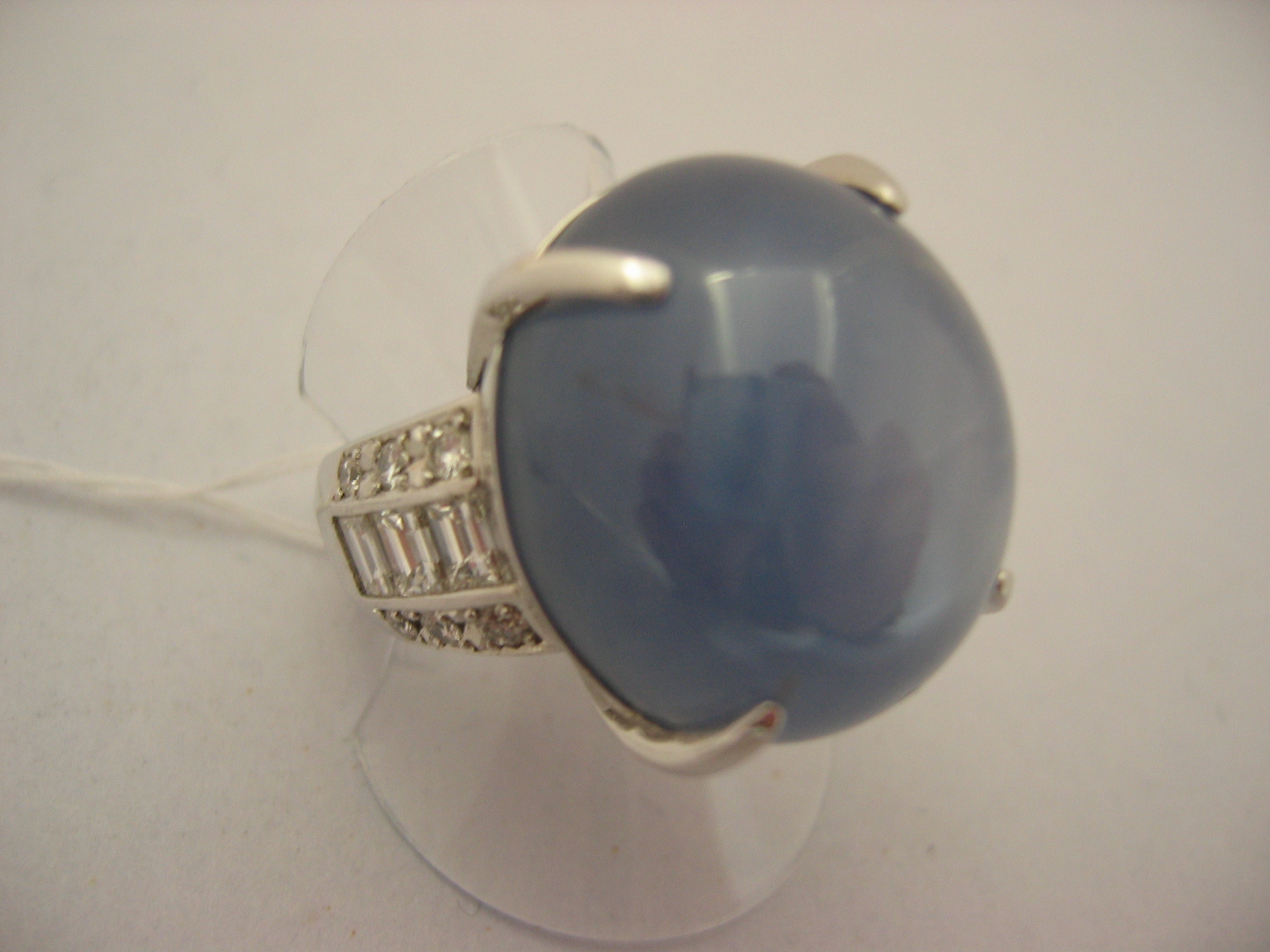 ring star sapphire PT
