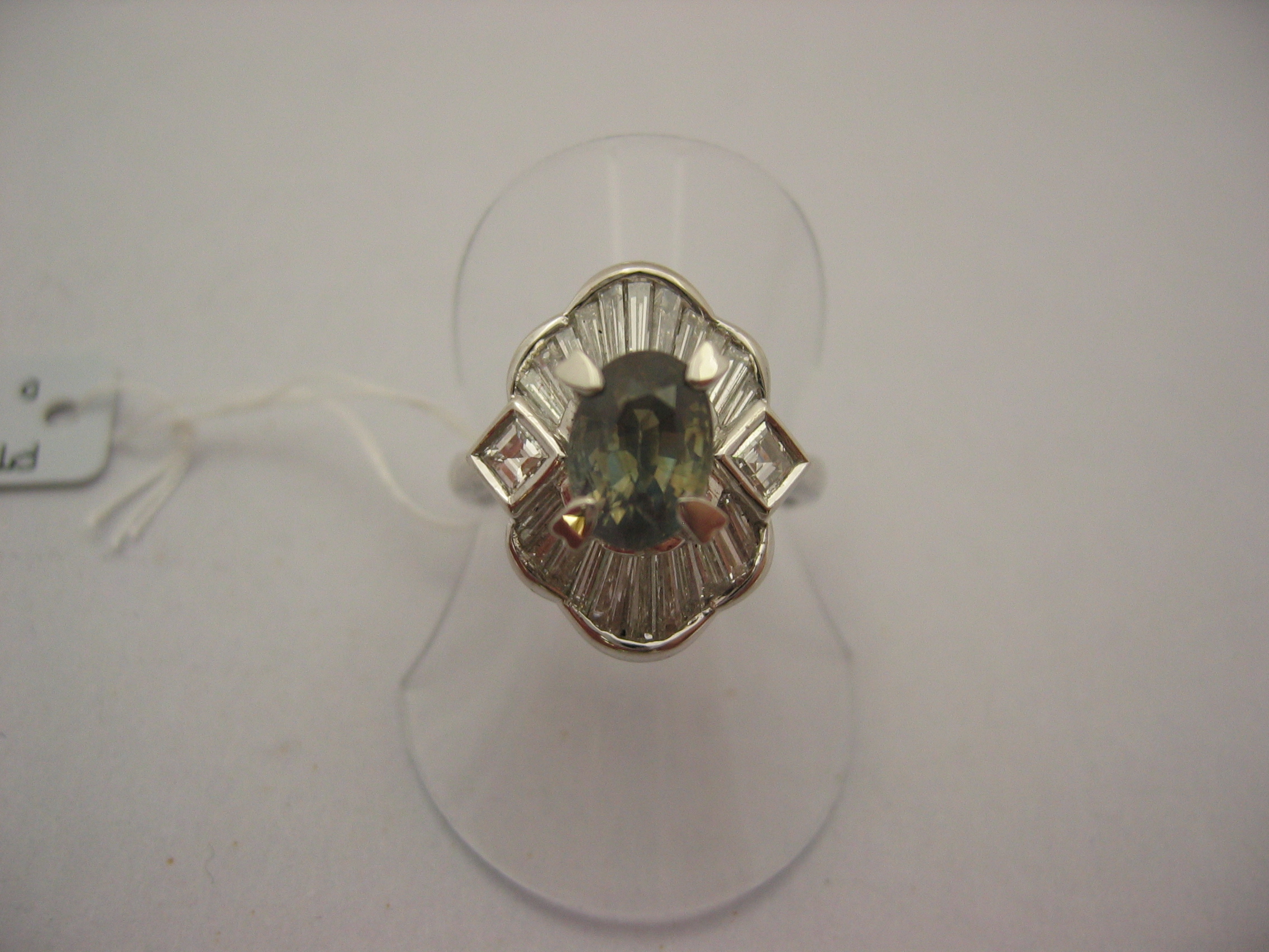 戒指 亚历山大变色石 PT