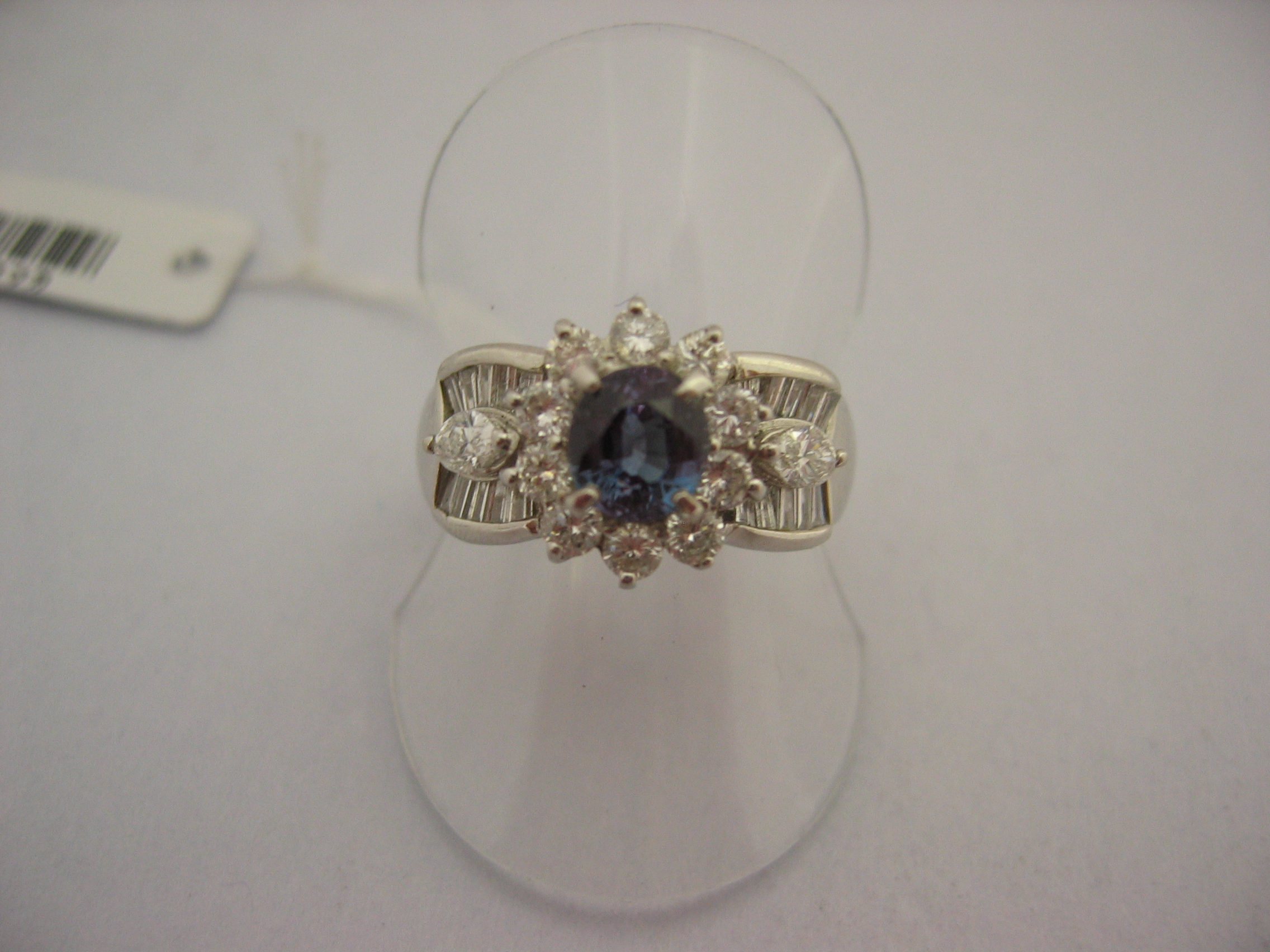 戒指 亚历山大变色石 PT