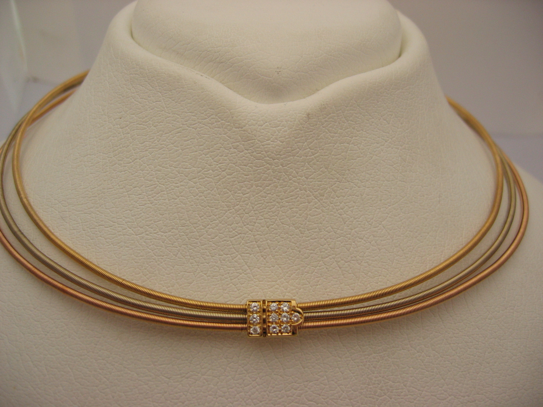 necklace diamond K18 Product Image 1