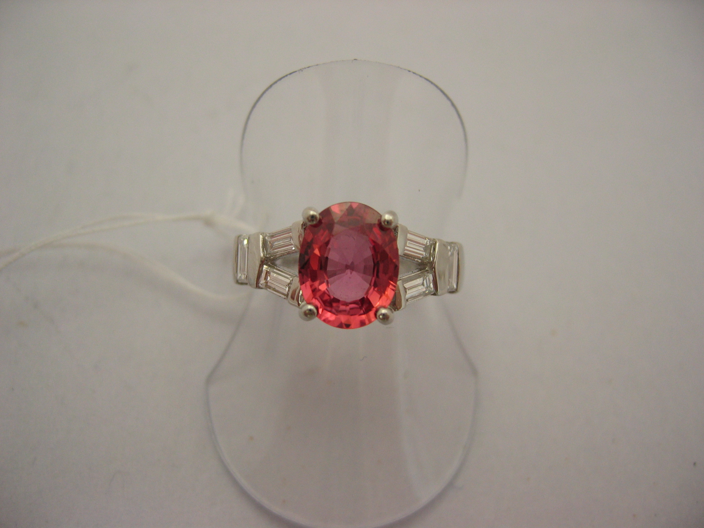 ring orange sapphire PT Product Image 1