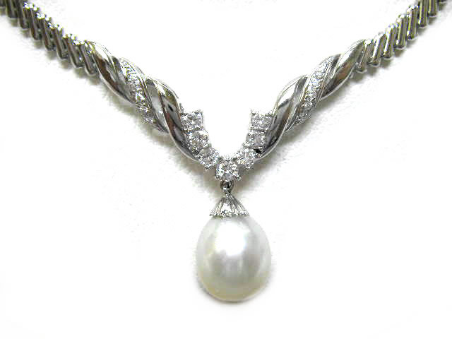 pendant necklace pearl PT