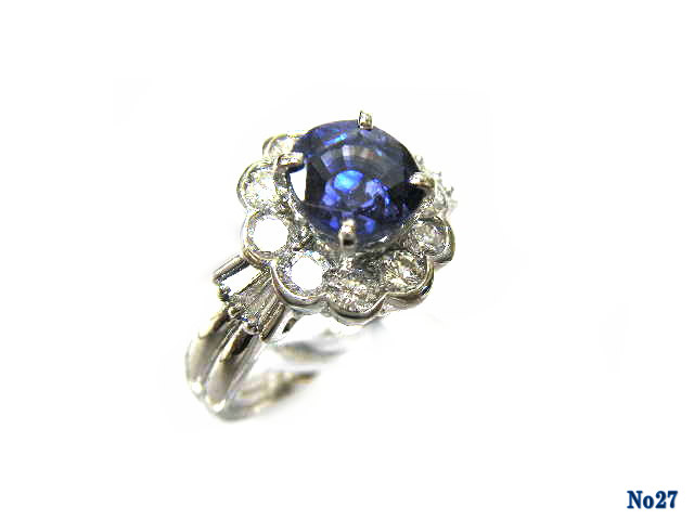 ring sapphire PT