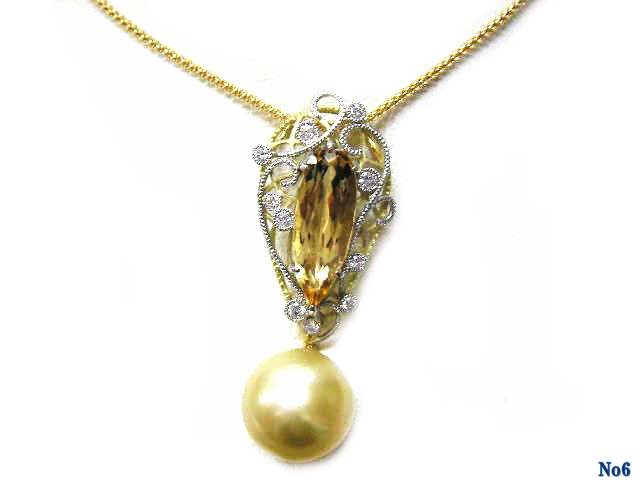 pendant necklace pearl K/P Product Image 1