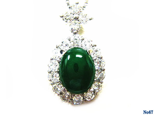 pendant necklace jade PT