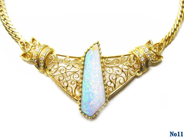 necklace opal K18 Product Image 1