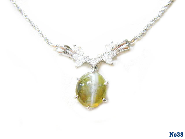 ペンダントネック キャッツアイ PT