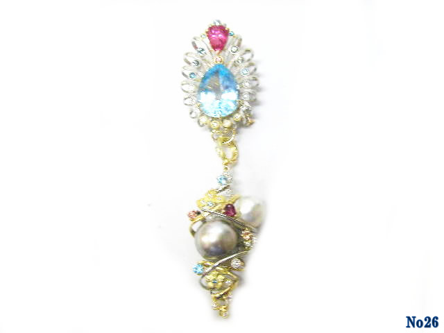brooch pearl P/K