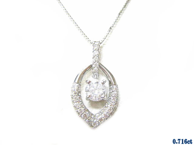 pendant necklace diamond PT