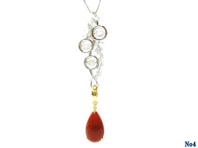 pendant necklace coral P/K Product Image 1