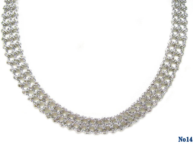 necklace diamond 18WG Product Image 1