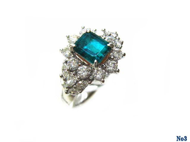 リング エメラルド PT