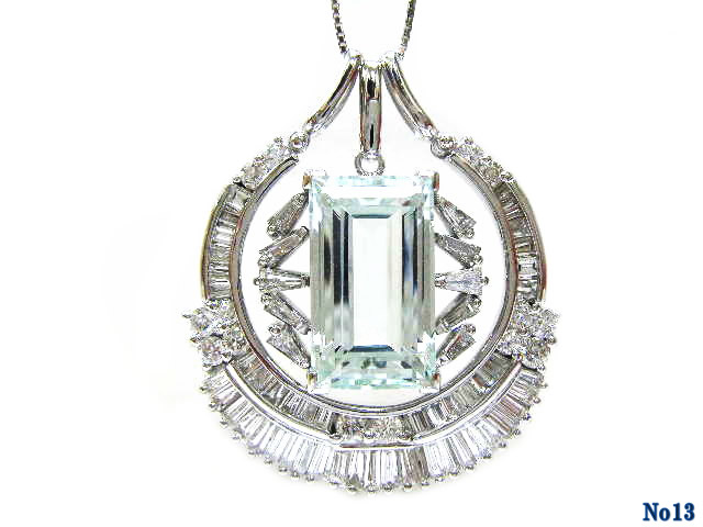 pendant necklace aquamarine PT Product Image 1