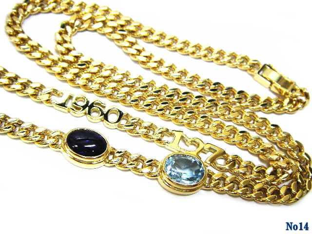 necklace amethyst K18