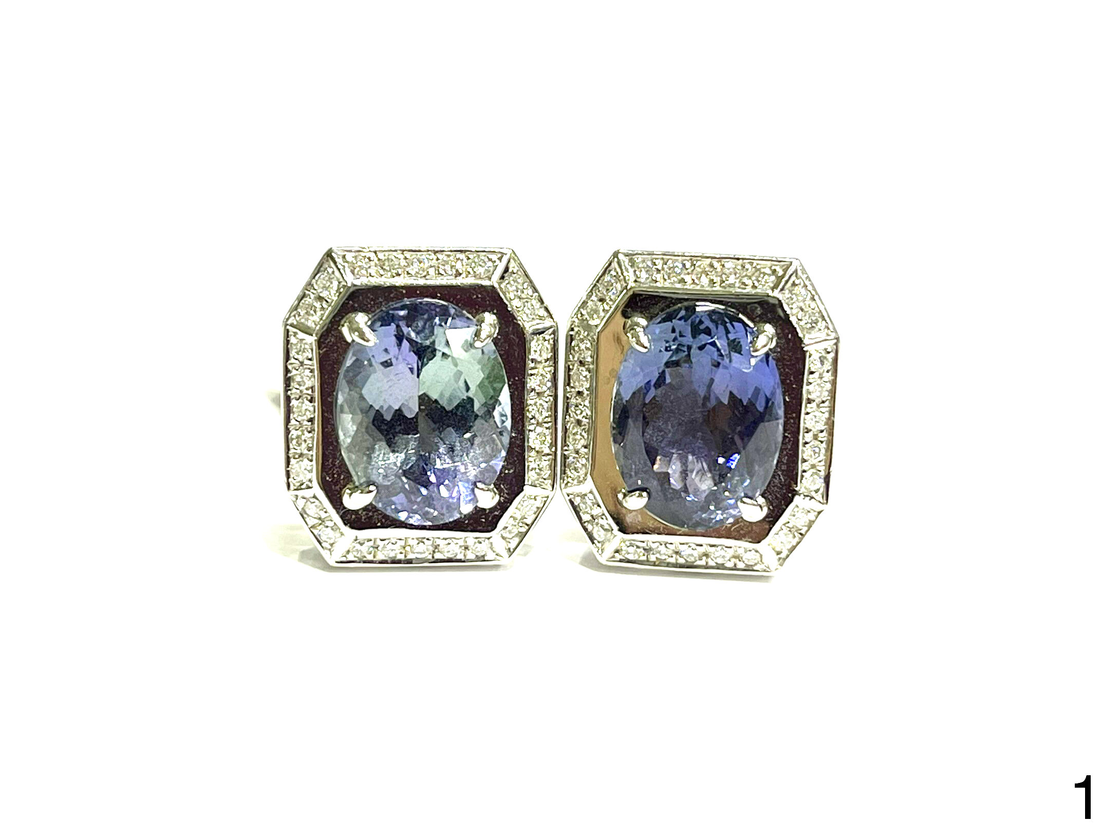 cufflinks tanzanite 18WG