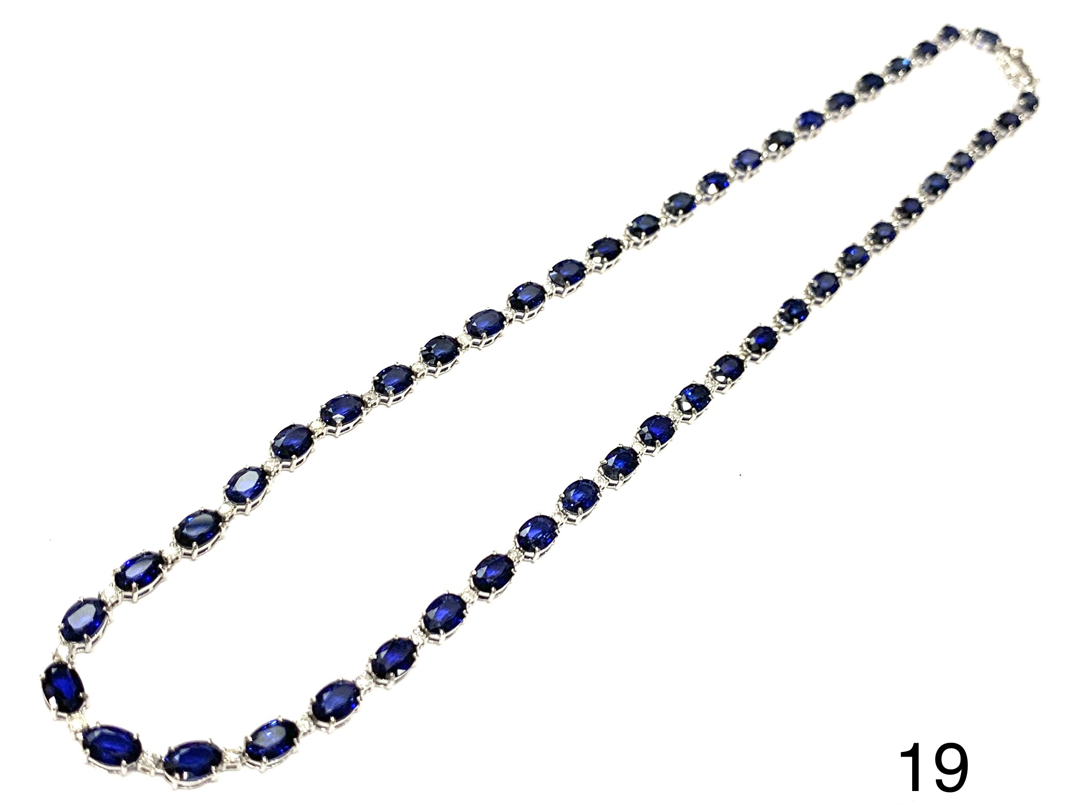 necklace sapphire 18WG