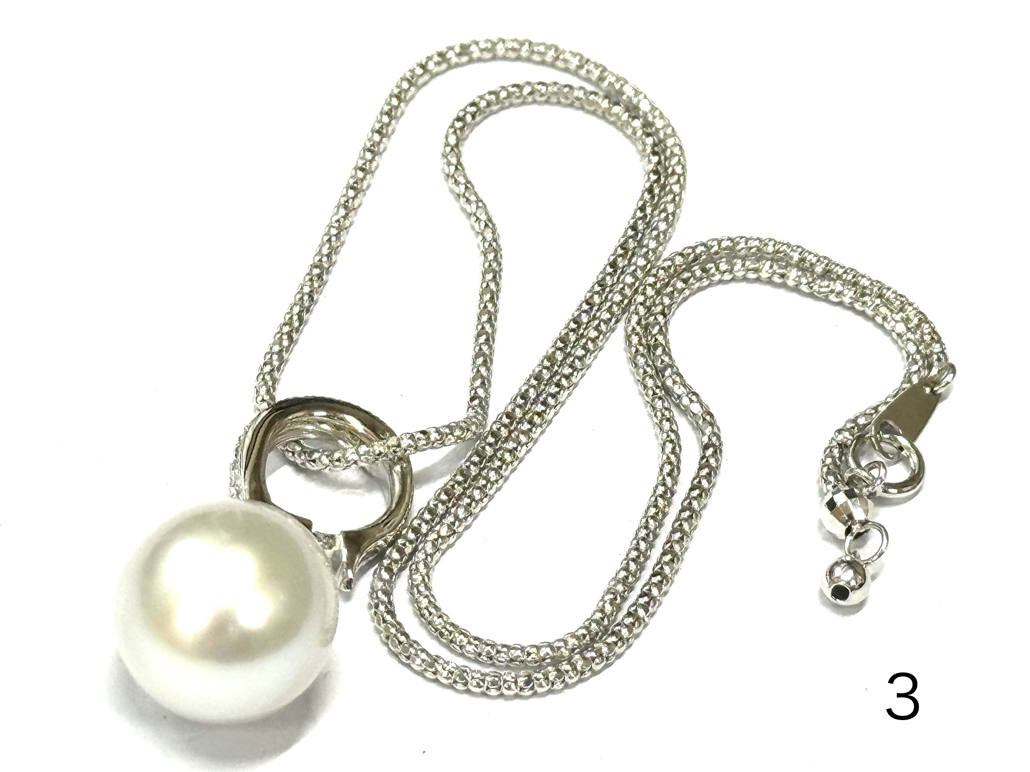 pendant necklace south sea pearl  18WG