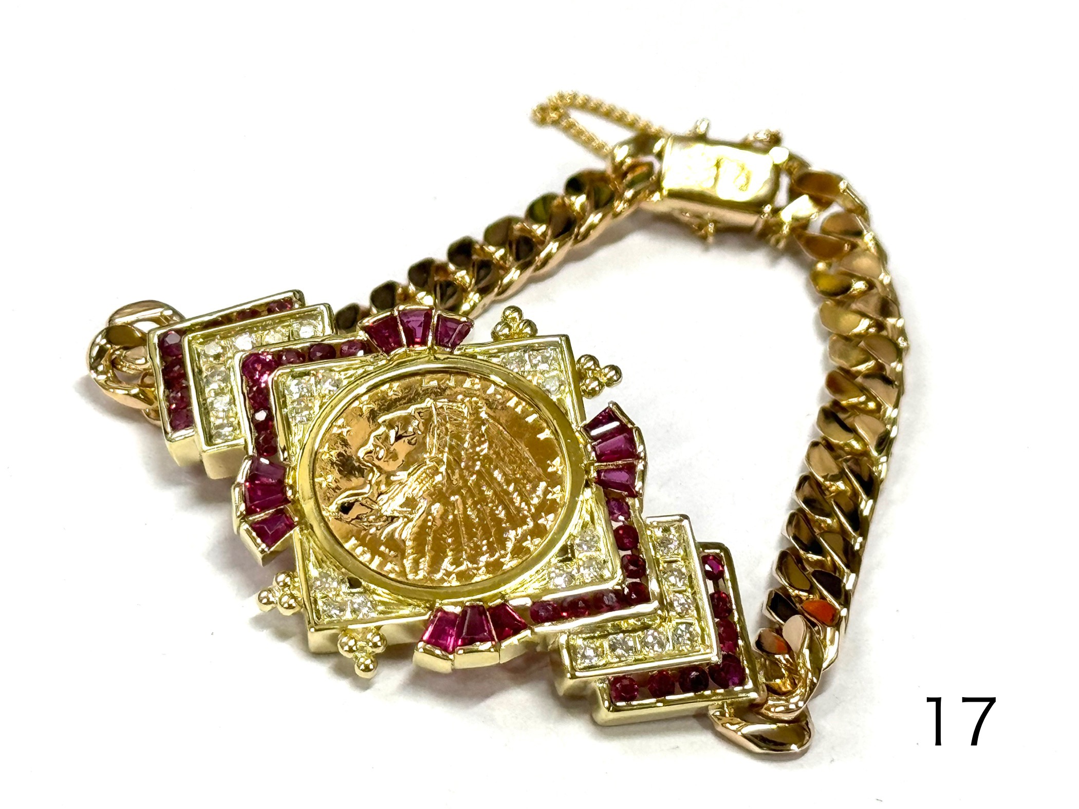 bracelet ruby K18