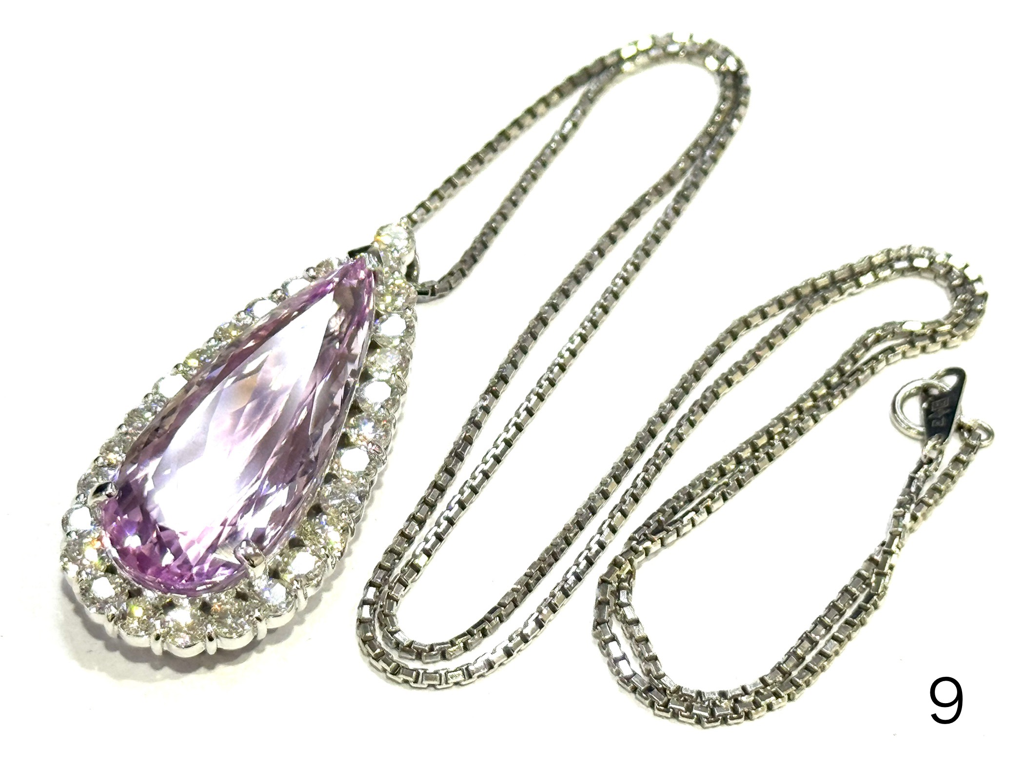 pendant necklace kunzite PT