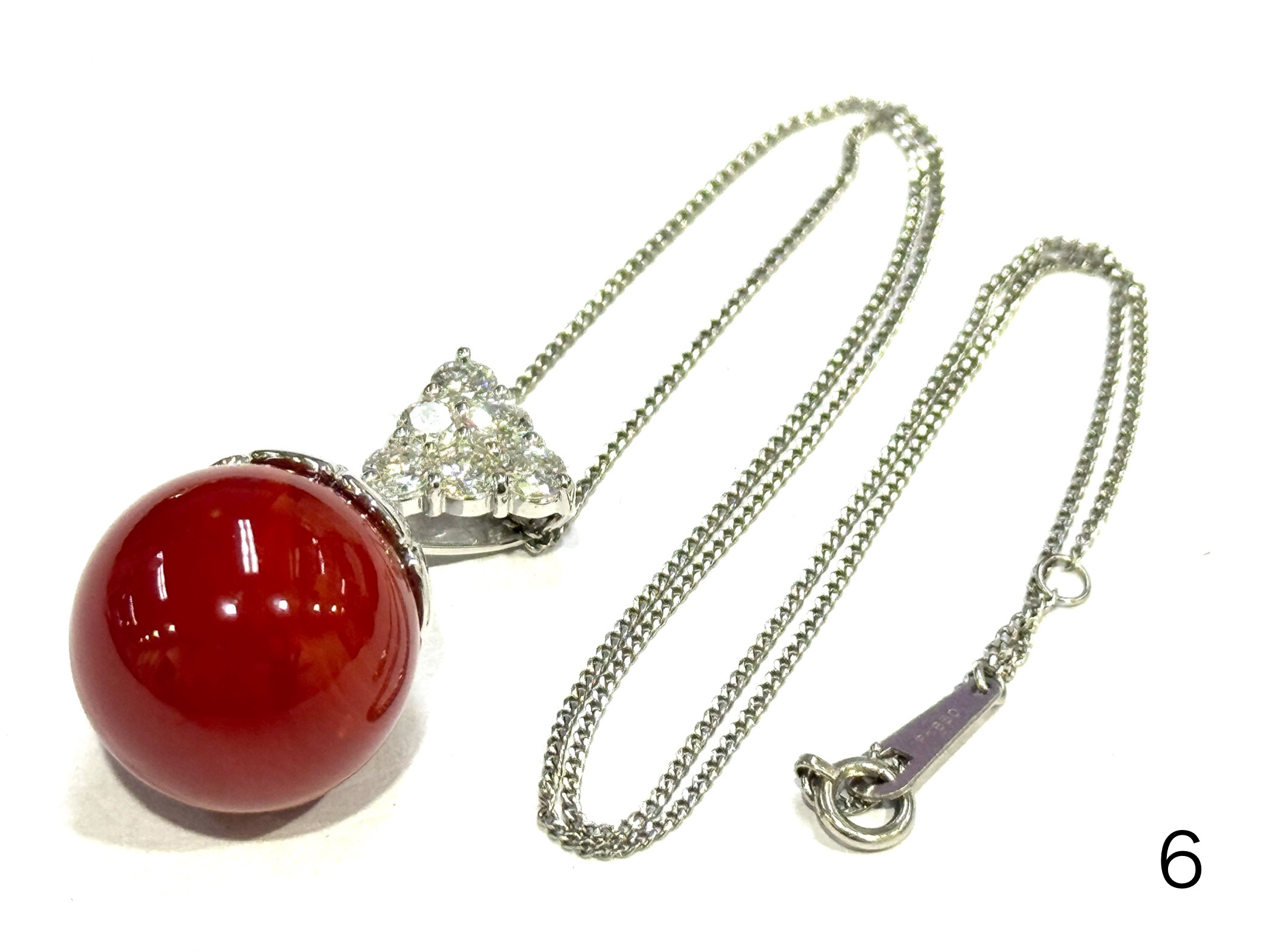 ペンダントネック サンゴ PT